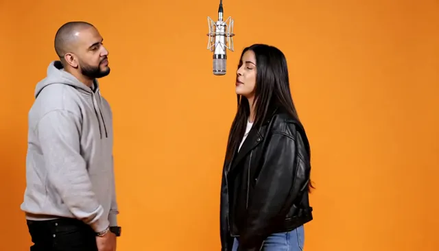Fotograma de un video hecho en este sitio: Tu propia canción o un rap de la IA