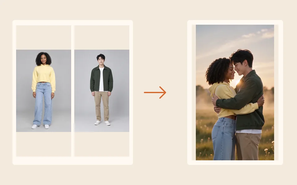 Instruction diagram: Faces from your photos.