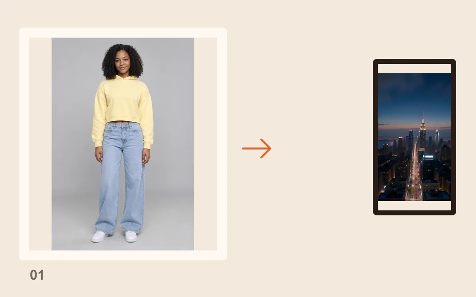 Instruction diagram: Add a photo of you.